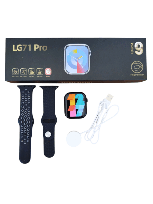 ¡SMARTWATCH LG71 PRO: TU CONEXIÓN INTELIGENTE CON LA SALUD Y EL ESTILO! 🚀
