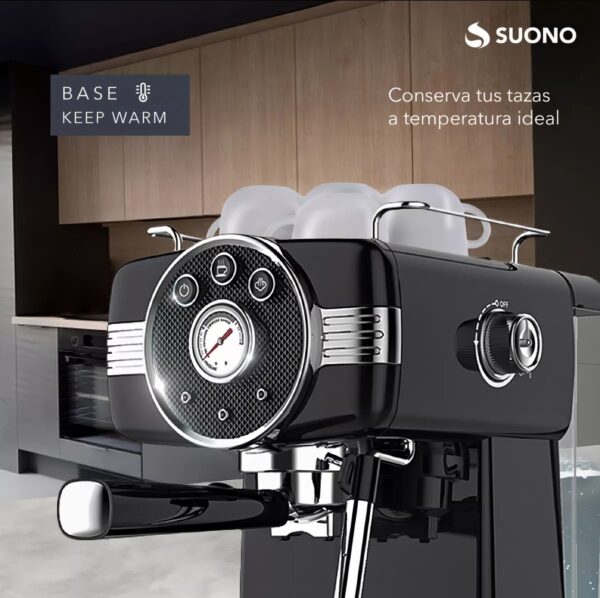 ¡CAFETERA ESPRESSO VINTAGE SUONO: EL LUJO ITALIANO EN TU COCINA! ✨🇮🇹 - Imagen 4