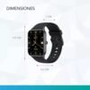 SMARTWATCH NICTOM NT14 1,75 NOTIFICACIONES DE MENSAJES NEGRO - Imagen 4