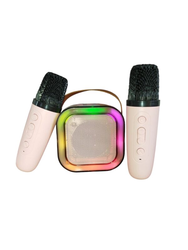 PARLANTE COLORFUL KARAOKE SOUND SYSTEM K12. PINK