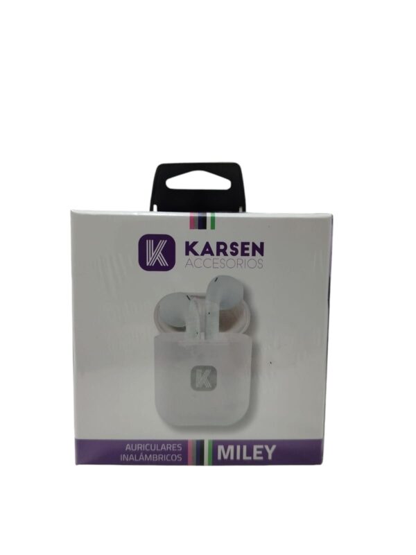 AURICULARES BT KARSEN: SONIDO DE ALTA CALIDAD EN UN DISEÑO COMPACTO. BLANCO - Imagen 2