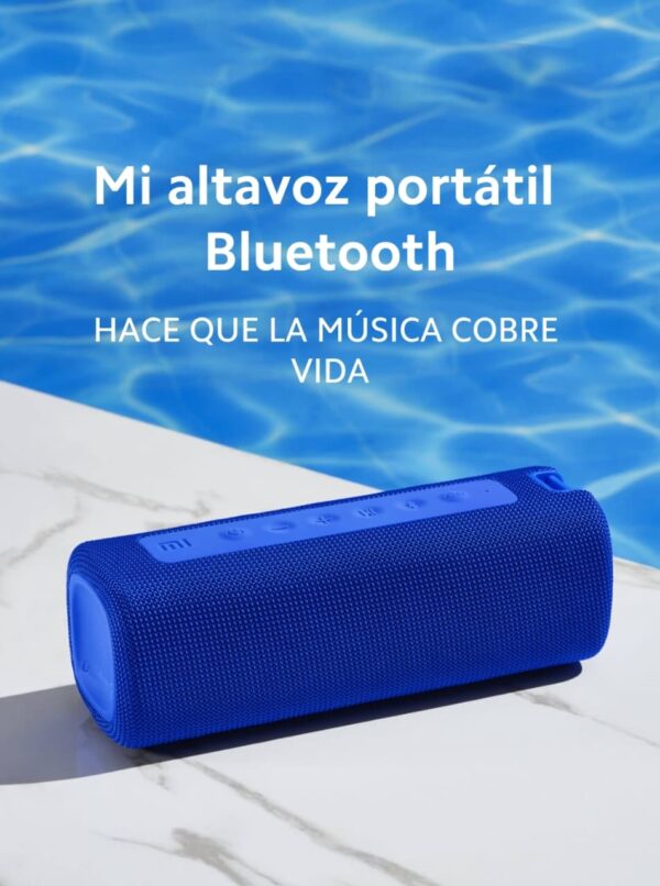 Sonido Potente y Portátil: Altavoz Bluetooth Xiaomi Mi 16W Azul 🔵🔊 - Imagen 4