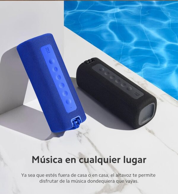 Sonido Potente y Portátil: Altavoz Bluetooth Xiaomi Mi 16W Azul 🔵🔊 - Imagen 5