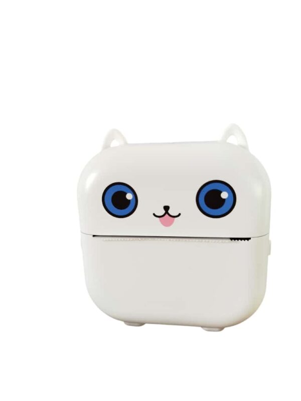 IMPRESORA TERMICA WHITE DISEÑO GATITO - Imagen 2