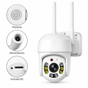 🏡🌧️ ¡PROTECCIÓN TOTAL ADENTRO Y AFUERA! Cámara de Seguridad OM WiFi Externa/Interna