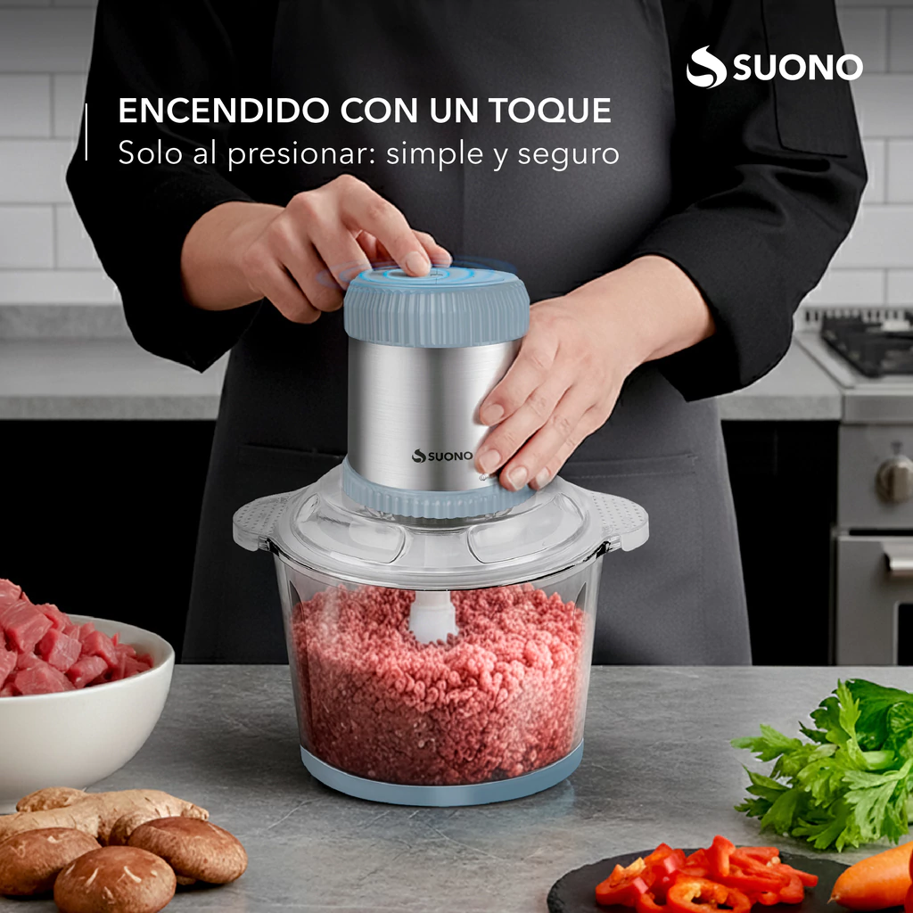 ¡Optimizá tu tiempo en la cocina con la Picadora de Alimentos Suono 500W! - Imagen 2